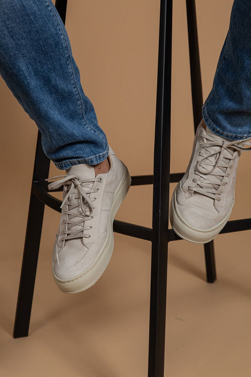 Nubuck skave sneaker beige