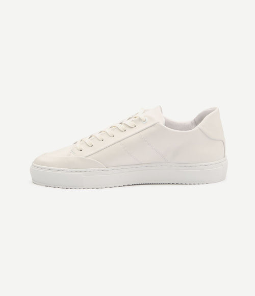 Nubuck skave sneaker wit