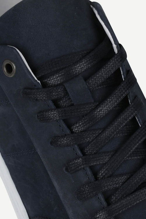 Nubuck skave sneaker donkerblauw