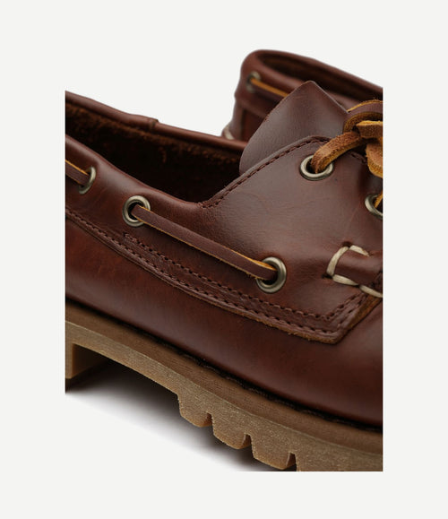 Bootschoenen ranger waxy bruin