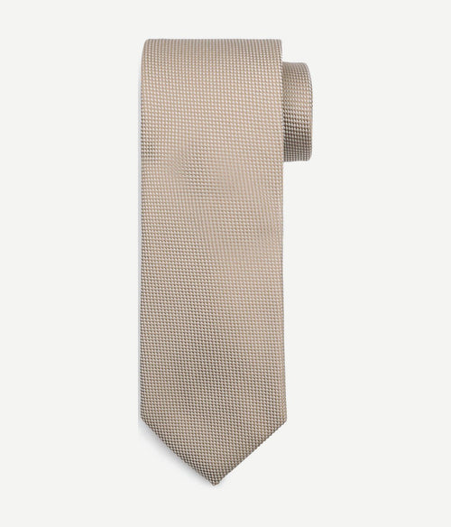 Suitable zijde stropdas beige