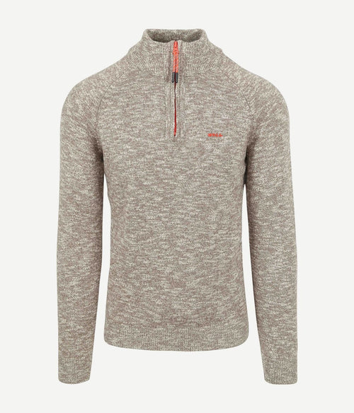 NZA halve rits trui waimauku beige