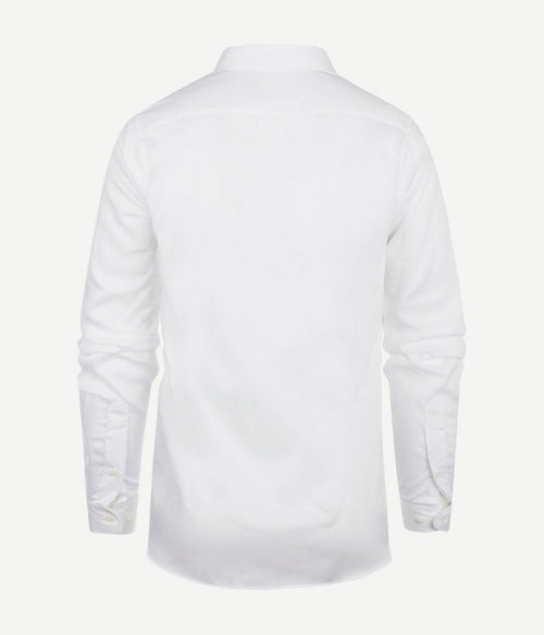 Steppin' Out overhemd dobby wit | Regular-fit