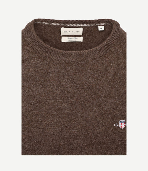 Pullover lamswol bruin