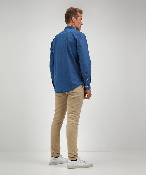 Overhemd denim regular fit | Medium Blue