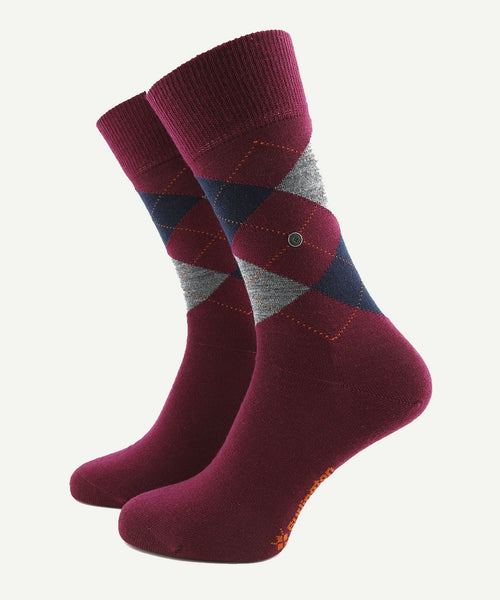 Edinburgh sokken | Coral Red