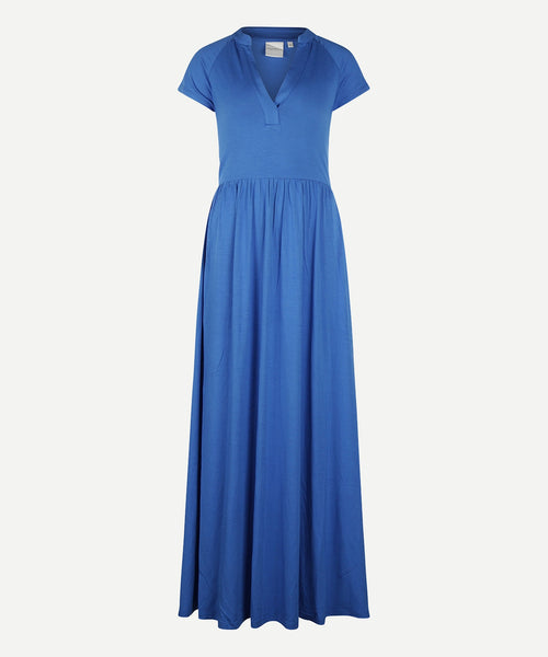 Enkellange jurk Dagmar | Kobalt