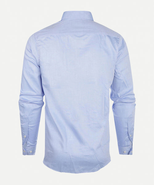 Overhemd fijn Oxford cutaway regular fit | Light Blue