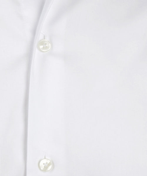 Overhemd fijn Oxford cutaway regular fit | White