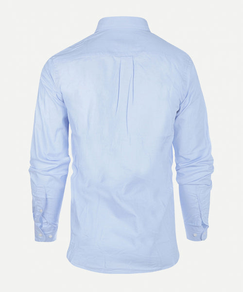 Overhemd fijn Oxford button-down regular fit | Light Blue