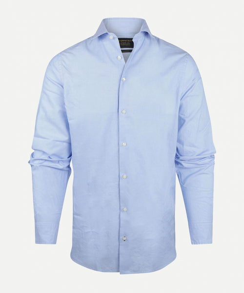 Overhemd uni cutaway regular fit | Light Blue