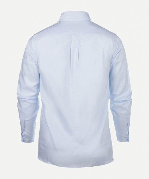 Overhemd twill stretch regular fit | Light Blue