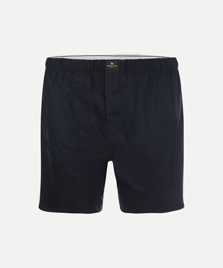 Boxershort van poplin | Navy