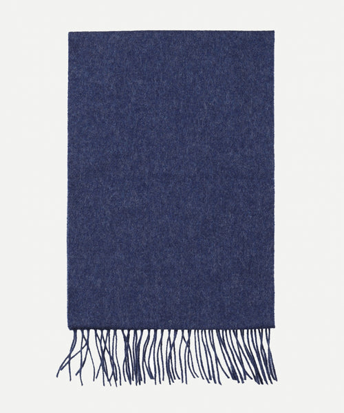Sjaal van Iers wol | Indigo