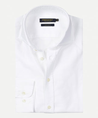 Overhemd oxford regular fit | White