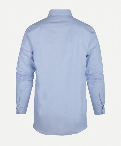 Overhemd fijn Oxford cutaway extra lange mouw | Light Blue