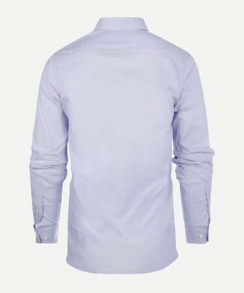 Overhemd mini streep regular fit cutaway | Light Blue