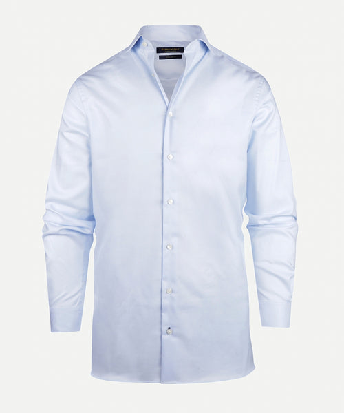 Overhemd Twill regular fit cutaway | Light Blue
