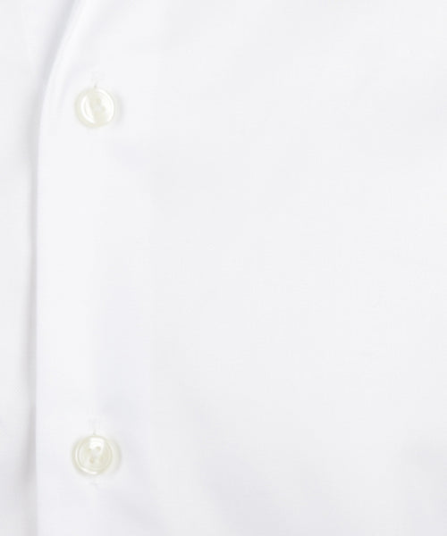 Overhemd Twill regular fit cutaway | White
