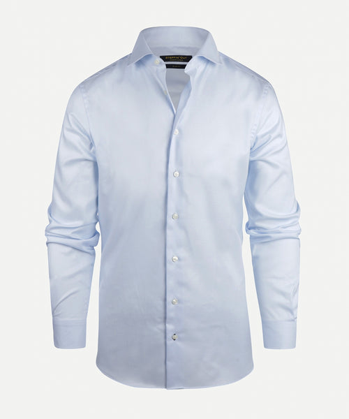 Overhemd Twill slim fit cutaway | Light Blue