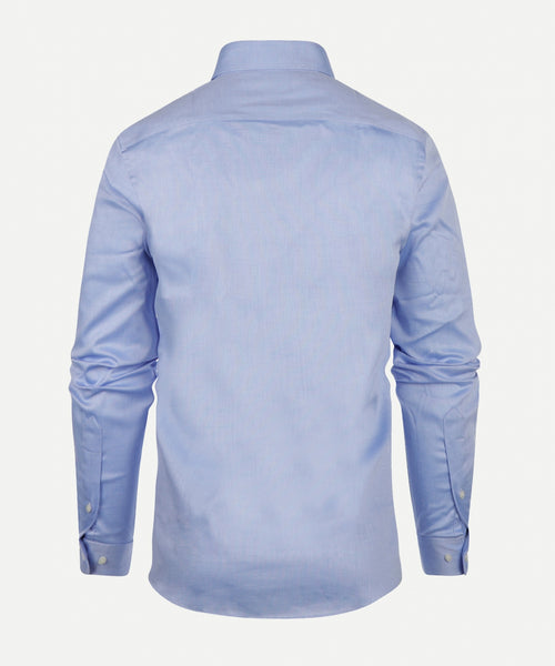 Overhemd Dobby slim fit cutaway | Light Blue