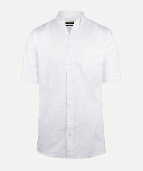 Overhemd regular fit korte mouw | White