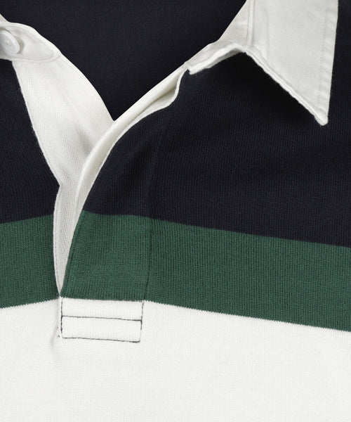 Rugbytrui panel streep | Dark Green