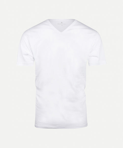 2-pack T-shirts V-hals | White