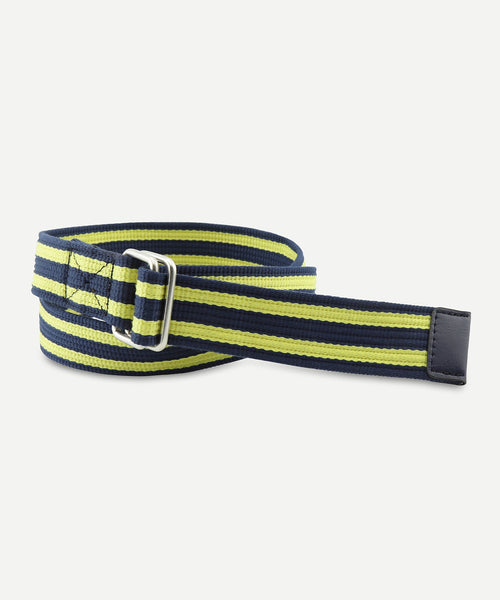 Tape riem met streep | Navy