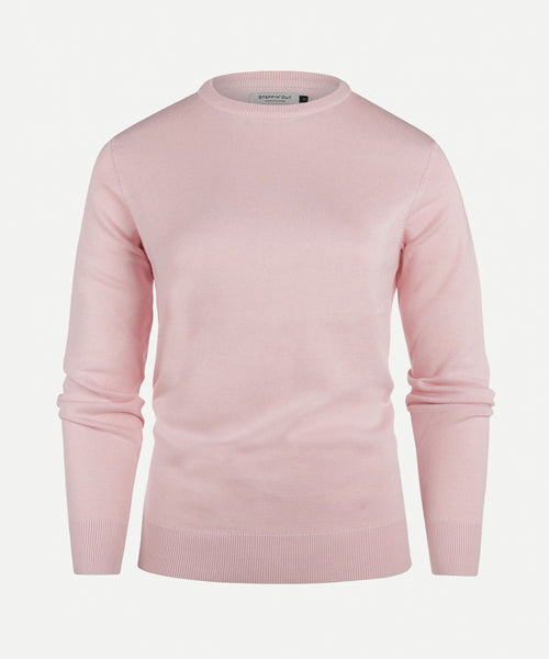 Trui ronde hals | Light Pink