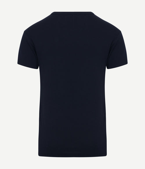 Alan Red Copenhagen t-shirt o-hals donkerblauw (2-pack) | Slim-fit