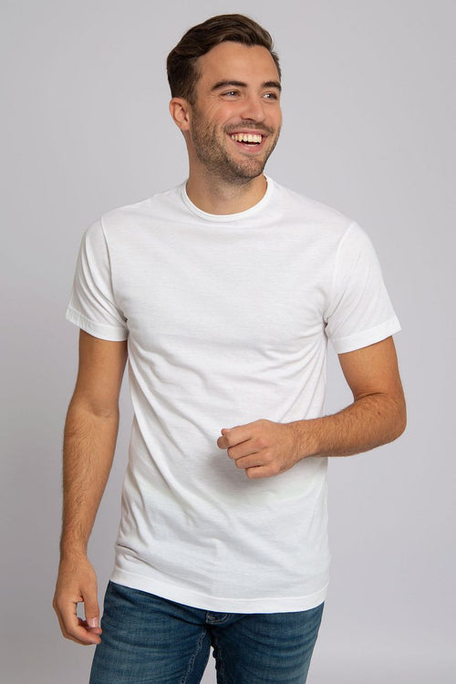 Alan Red Derby (6-pack) o-hals t-shirts wit aanbieding | Regular-fit