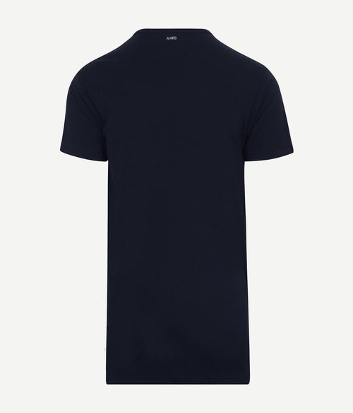 Alan Red Derby extra lang t-shirt donkerblauw (2-pack) | Regular-fit