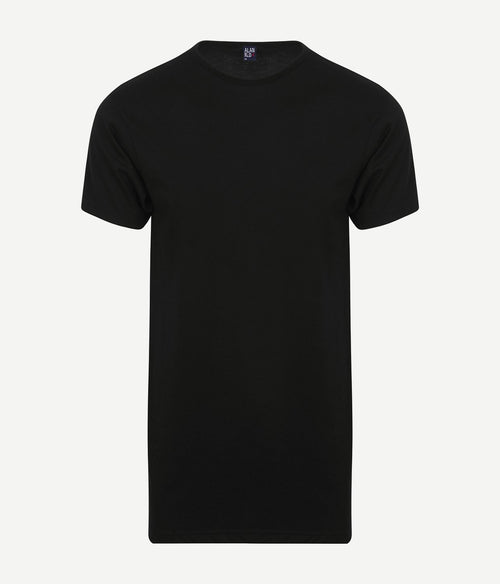 Alan Red Derby extra lang t-shirt zwart (2-pack) | Regular-fit