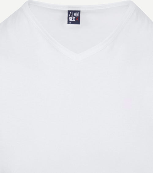 Alan Red Minto singlet mouwloos wit (2-pack) | Slim-fit