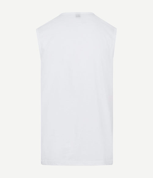 Alan Red Minto singlet mouwloos wit (2-pack) | Slim-fit