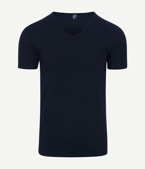 Alan Red Oklahoma t-shirt stretch donkerblauw (2-pack)