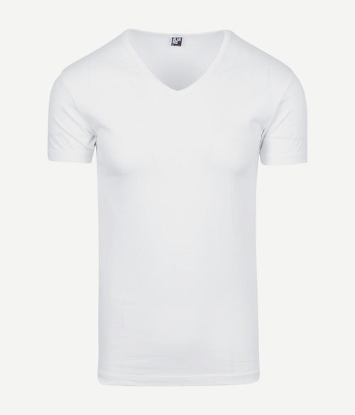Alan Red Oklahoma t-shirt stretch wit (3-pack)