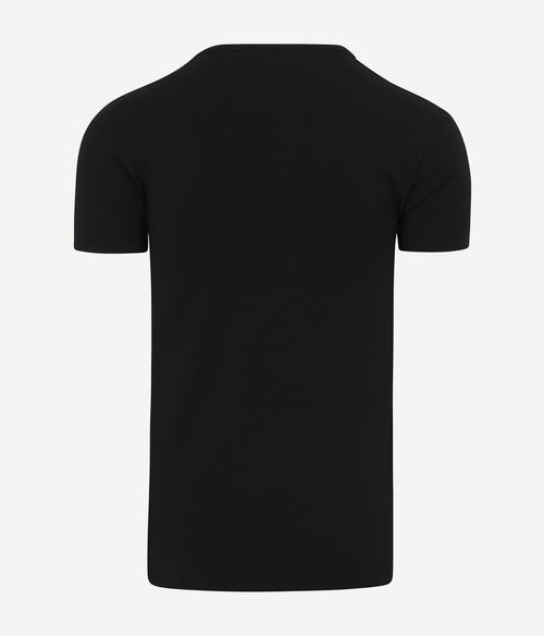 Alan Red Oklahoma t-shirt stretch zwart (2-pack)