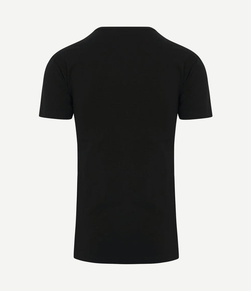 Ottawa t-shirt stretch zwart (2-pack)