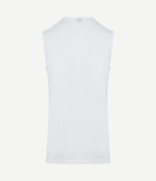 T-Montana singlet mouwloos wit (2-pack)