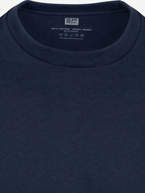 Venice t-shirt heavy jersey donkerblauw