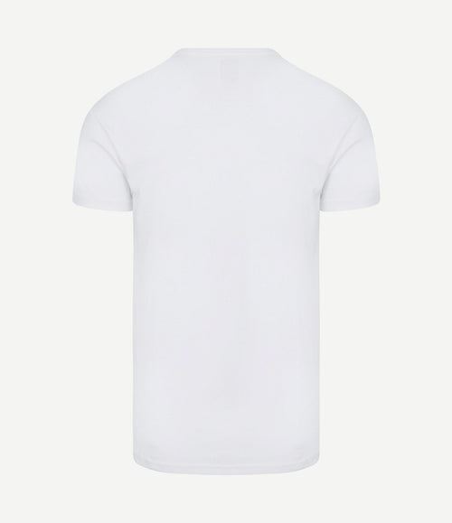 Vancouver organic v-hals t-shirt wit (2-pack)