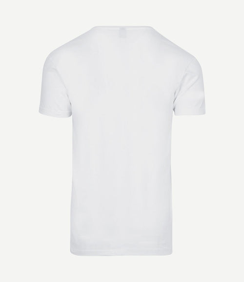 T-shirt (2-pack) NOV extra diepe v-hals stretch