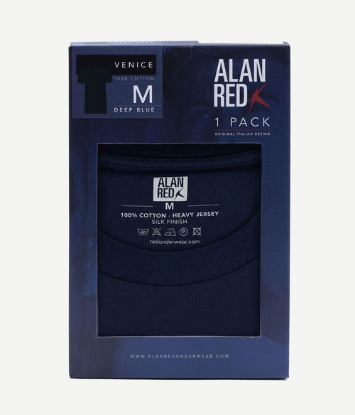 Venice t-shirt heavy jersey donkerblauw