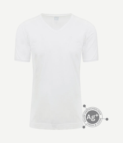 T-shirt Oxford wit