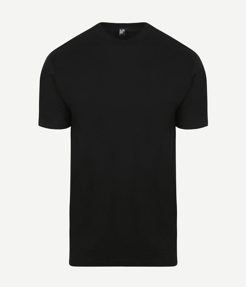 Alan Red t-shirt Virginia zwart ((2-pack)) | Regular-fit