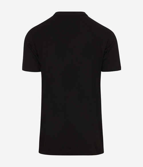 Alan Red t-shirt Virginia zwart ((2-pack)) | Regular-fit