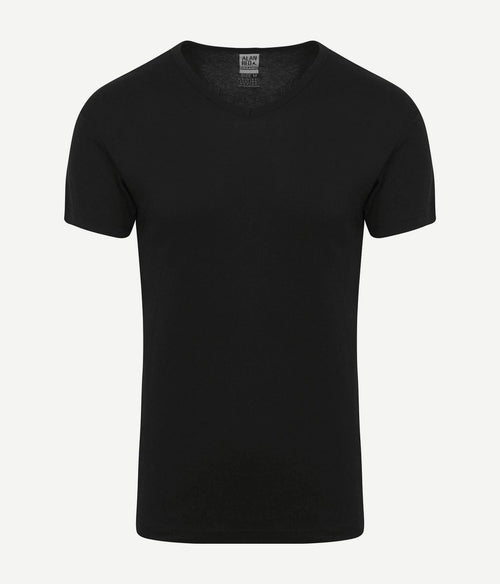 Alan Red Vancouver t-shirt v-hals zwart (2-pack) | Slim-fit