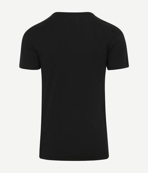 Alan Red Vancouver t-shirt v-hals zwart (2-pack) | Slim-fit